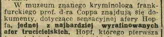 "Dziennik Bydgoski" o sprawie Hopfa