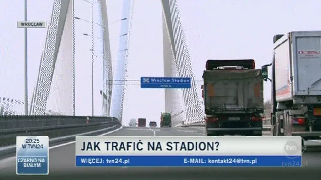 Problemy z dojazdem na stadion
