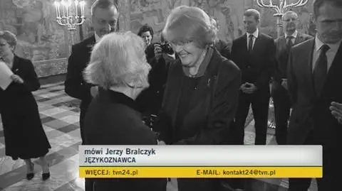 Prof. Bralczyk: Niiewątpliwie była mistrzynią myśli
