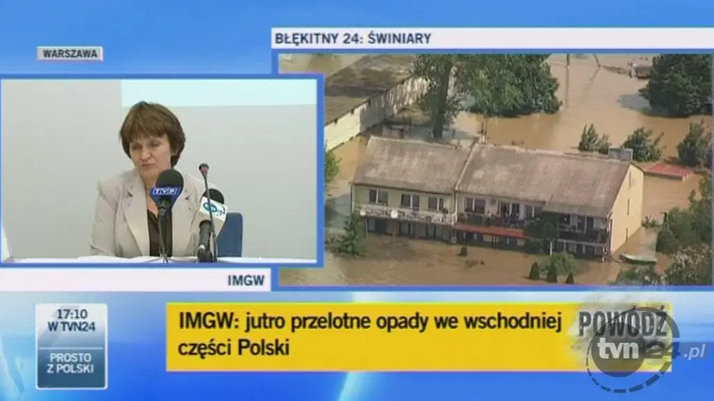 Prognoza IMiGW (TVN24)