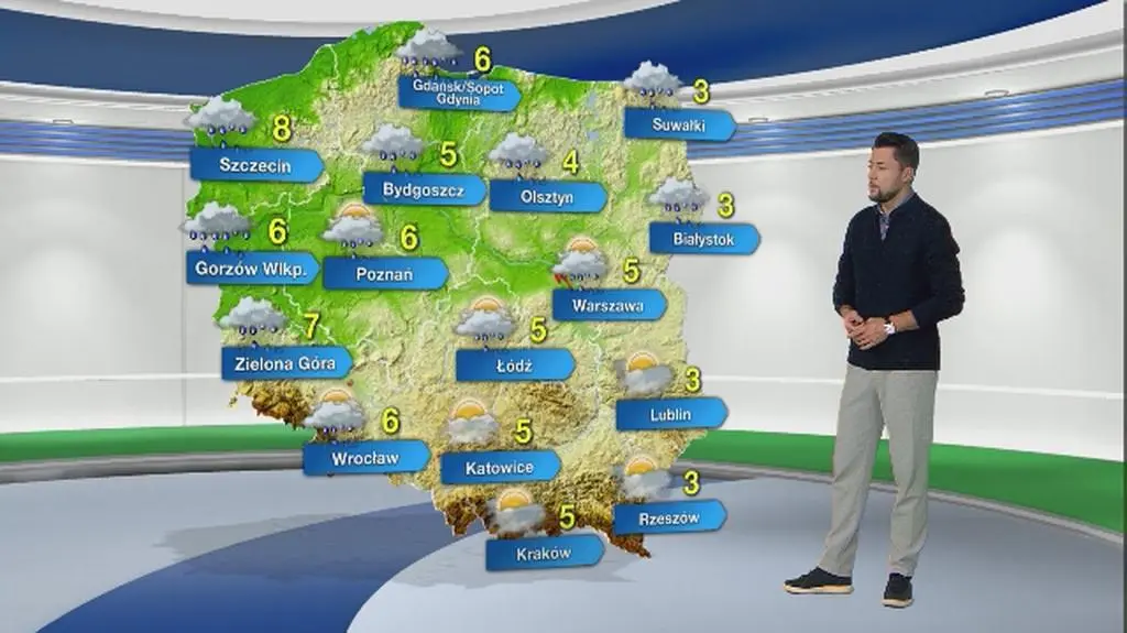 Prognoza pogody na środę 8.01