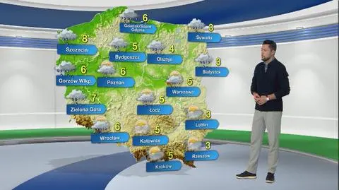 Prognoza pogody na środę 8.01