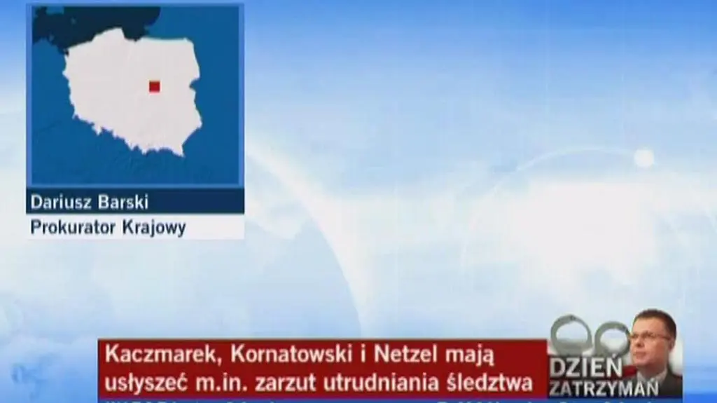 Prokurator krajowy Dariusz Barski nie wie jeszcze, kiedy zostaną uzasadnione poranne zatrzymania