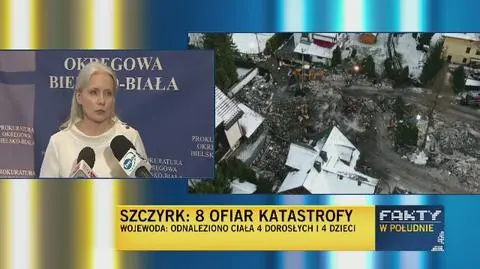 Prokuratura o katastrofie w Szczyrku