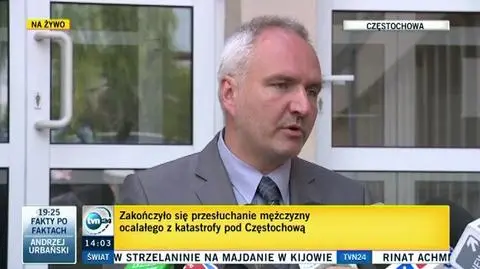 Prokuratura przesłuchała jedynego świadka katastrofy