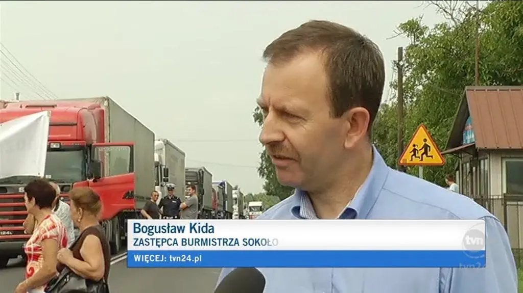 Protest popiera lokalna władza (TVN24)