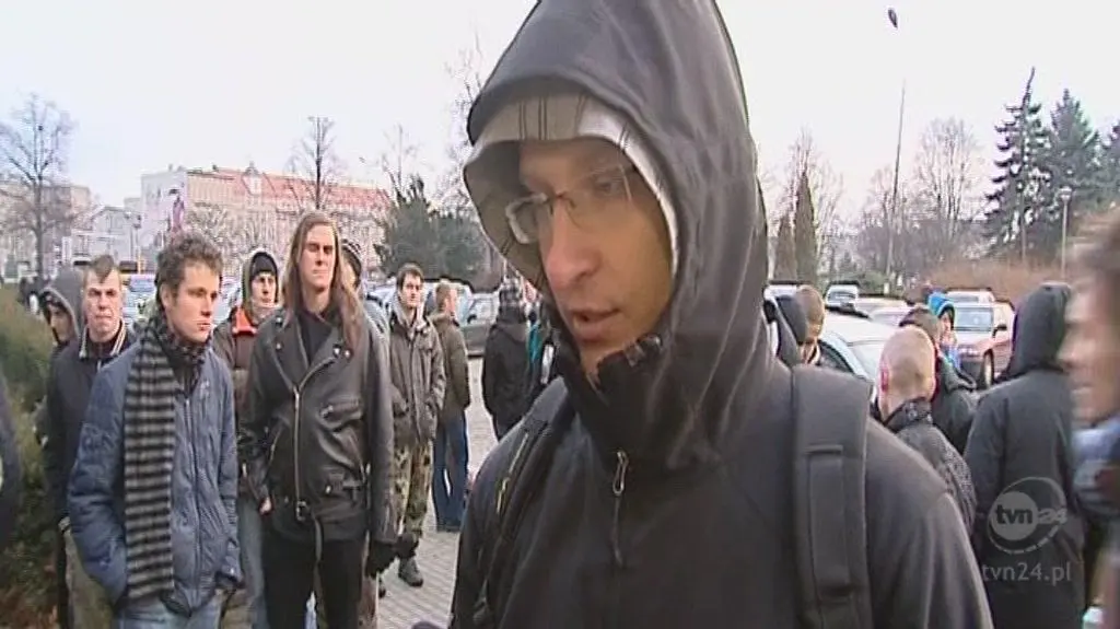 Protest ws. ACTA we Wrocławiu (TVN24)