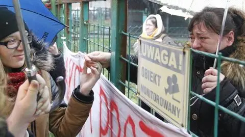 Protestujący spotkali się z rodzinami