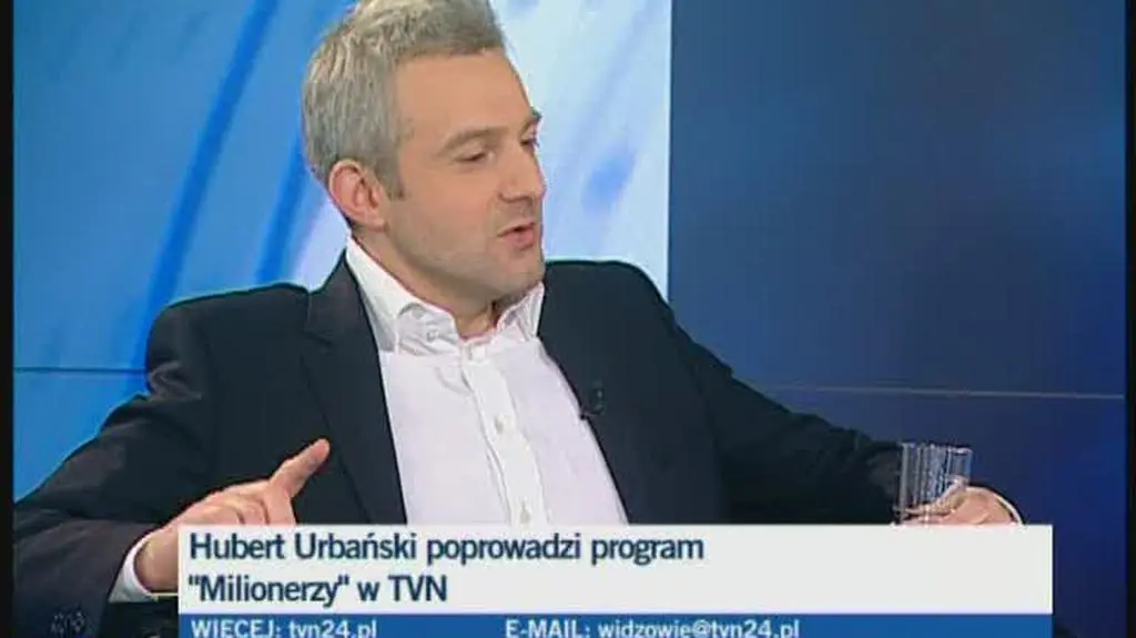 Prowadzący "Milionerów" o 4. kole ratunkowym (TVN24)