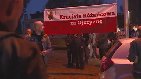 Przed klubem pojawił się także Karol Guzikiewicz
