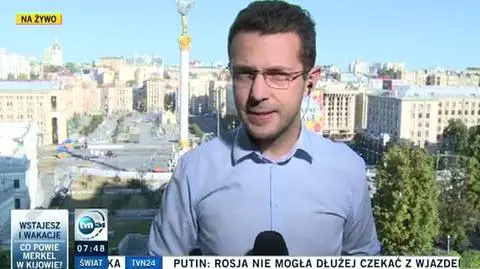 Przed wizytą w Kijowie Merkel rozmawia z Obamą