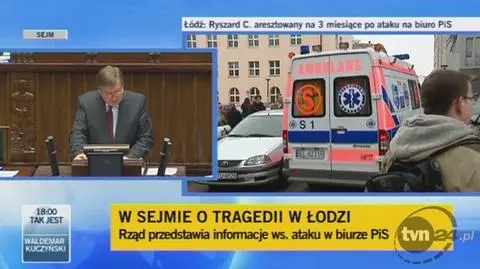 Przemówienie Jerzego Millera w Sejmie