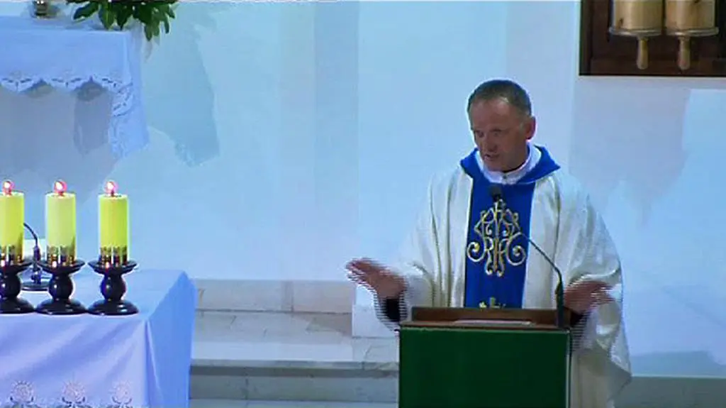 Przemówienie księdza Lemańskiego do wiernych