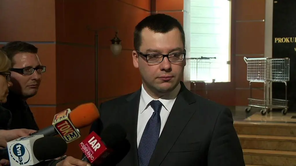 Przemysław Nowak z Prokuratury Okręgowej w Warszawie 