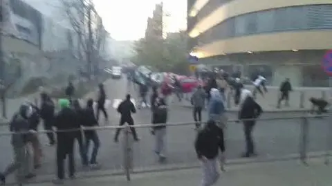 Przepychanki przy ul. Skorupki