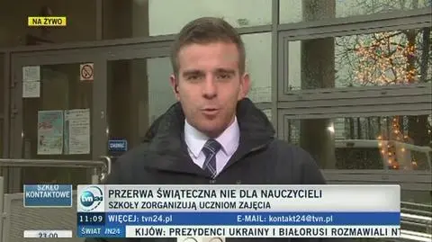 Przerwa świąteczna nie dla nauczycieli