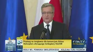 Przetarg na śmigłowce dla konsorcjum Airbus