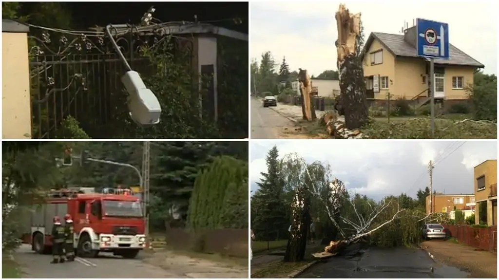 Przeźmierowo jak po apokalipsie, ponad 100 interwencji w okolicach Poznania