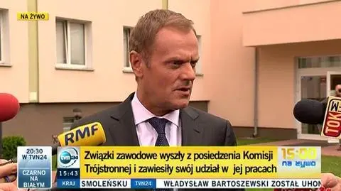 "Przyszli z intencją zerwania dialogu"