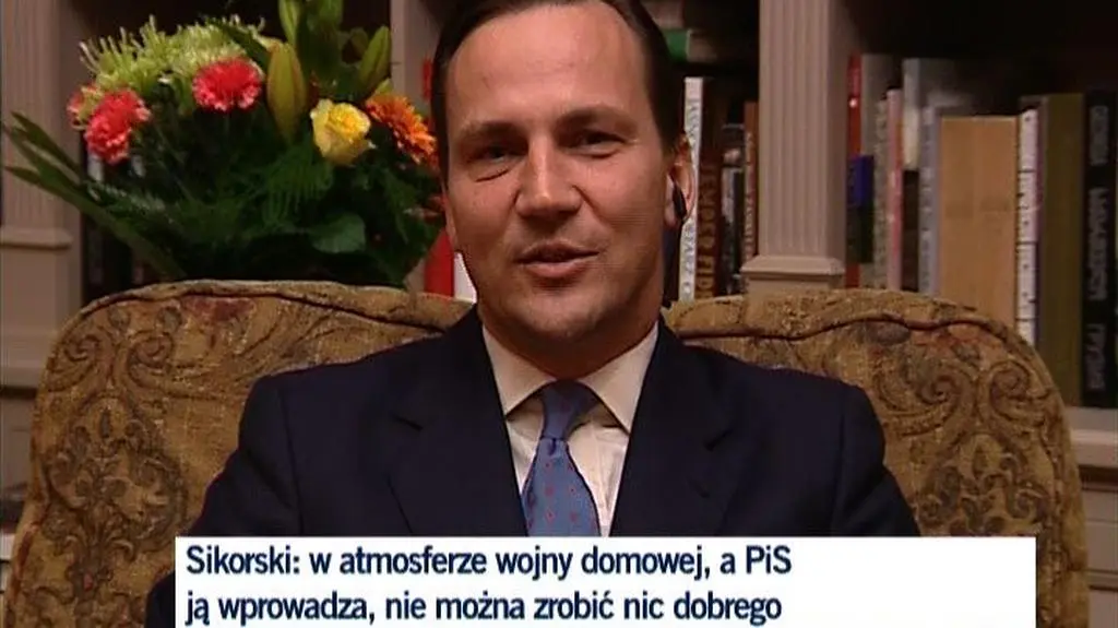 Radosław Sikorski o małżeństwie Rokitów