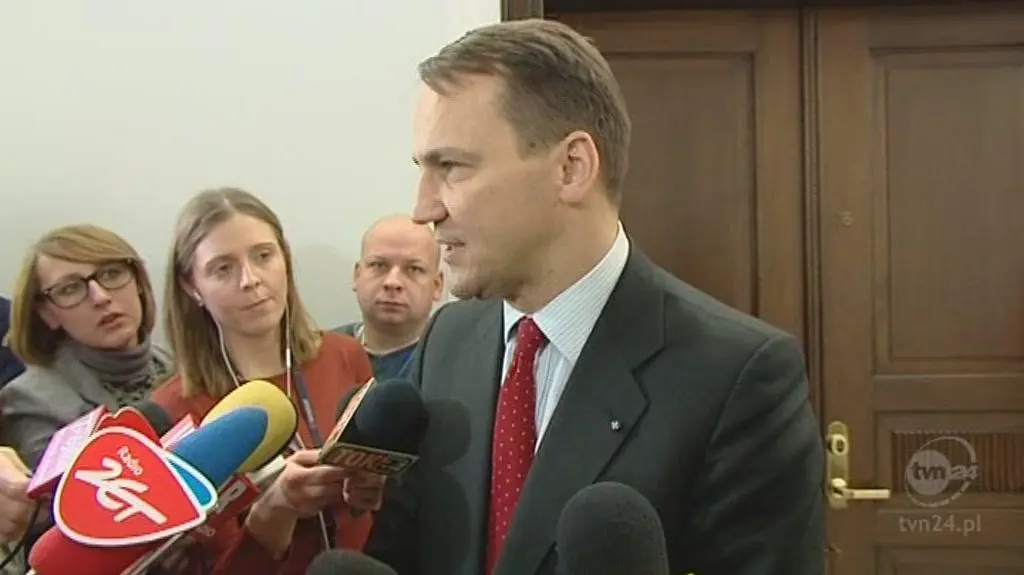 Radosław Sikorski po głosowaniu