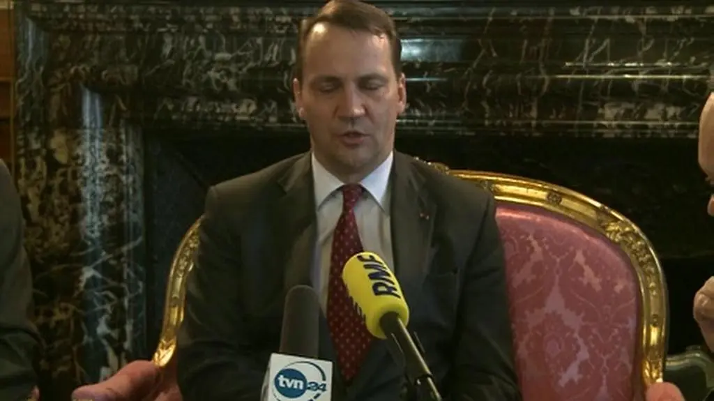 Radosław Sikorski po spotkaniu ministrów spraw zagranicznych w Paryżu 