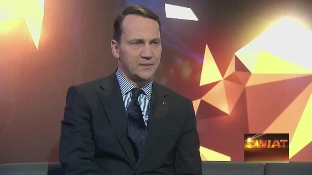 Radosław Sikorski w programie "Świat" 