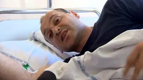 Ranny Ukrainiec wspomina wypadek 
