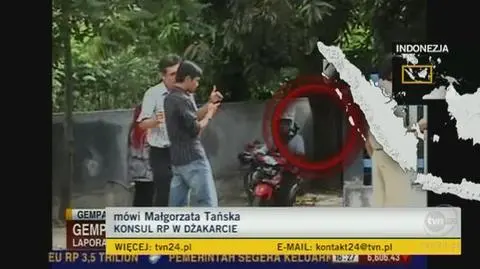 Relacja konsula RP w Dżakarcie (TVN24)