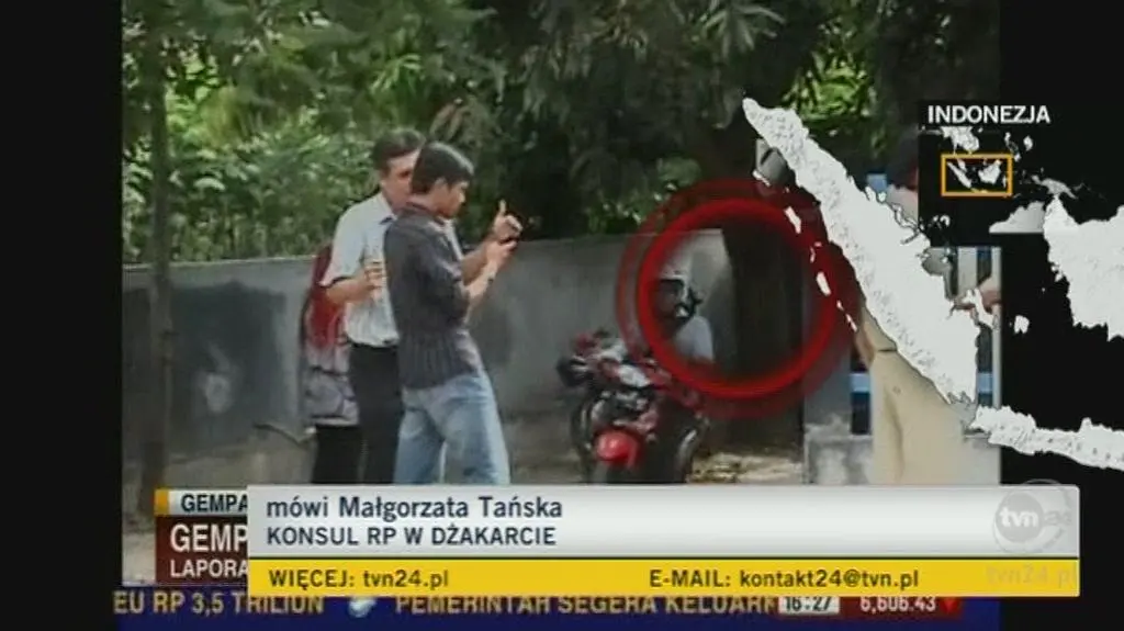 Relacja konsula RP w Dżakarcie (TVN24)