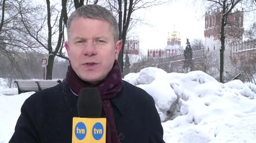 Relacja korespondenta "Faktów" TVN Andrzeja Zauchy z Moskwy 