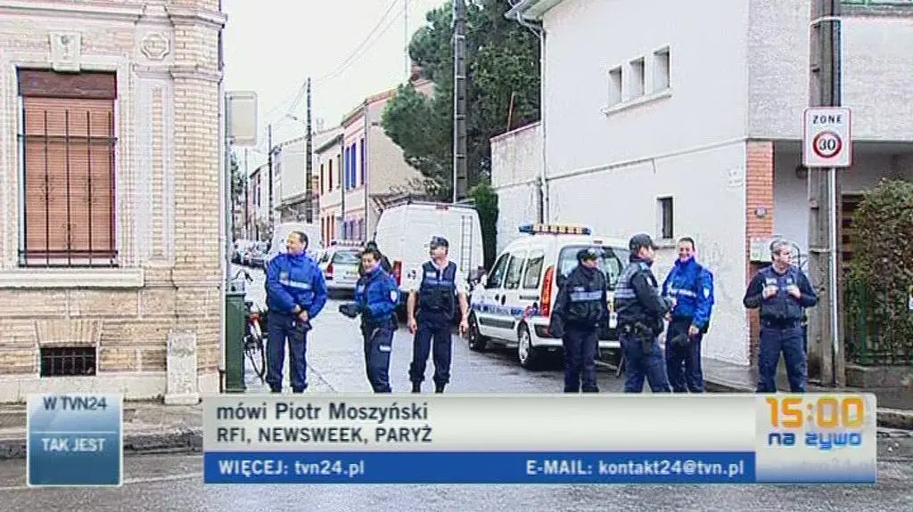 Relacja Pawła Moszyńskiego, korespondenta RFI i Newsweeka z Francji (TVN24)