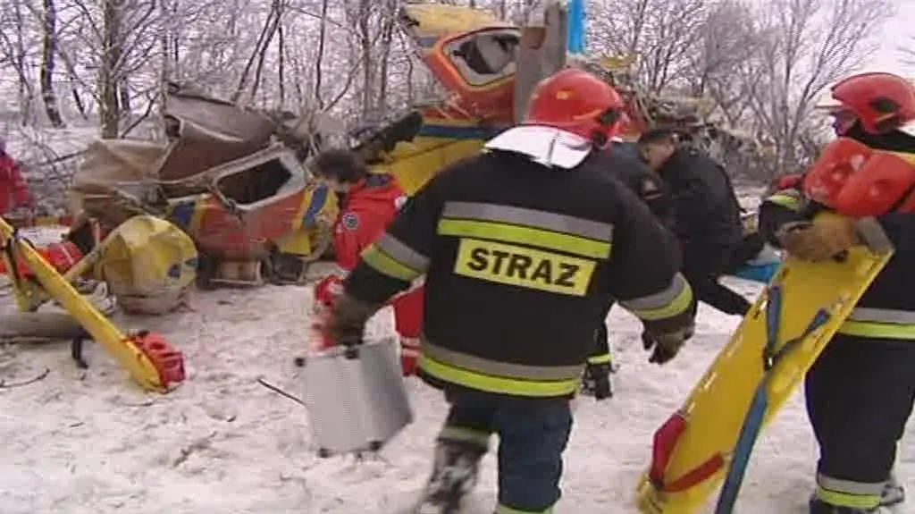 Relacja swiadków wypadku helikoptera