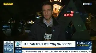 Reporter TVN: Więcej patroli na ulicach Soczi