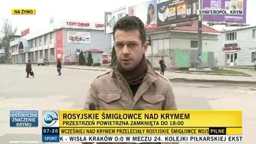 Reporter TVN24 na Krymie: spokojniej niż wczoraj