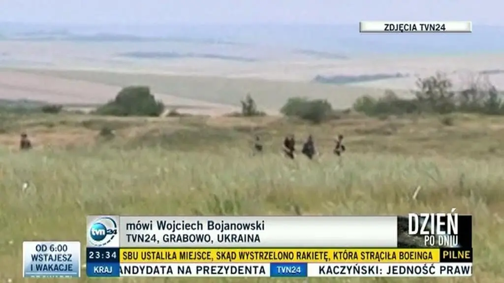 Reporter TVN24 na miejscu katastrofy: separatyści bronią dostępu do wraku samolotu, którzy sami zestrzelili