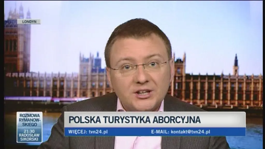 Reporter TVN24 o aborcji w WB