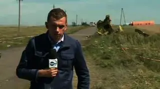 Reporter TVN24 o wybuchach w Doniecku 