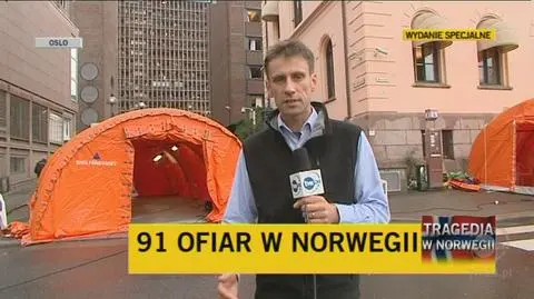 Reporter TVN24 relacjonuje z Oslo dzień po zamachu