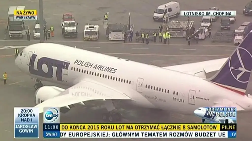 Reporter TVN24 z pokładu Dreamlinera: To był cudowny lot 