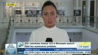 Reporterka TVN24: w komisji uprawnionych do głosowania było 1200 osób