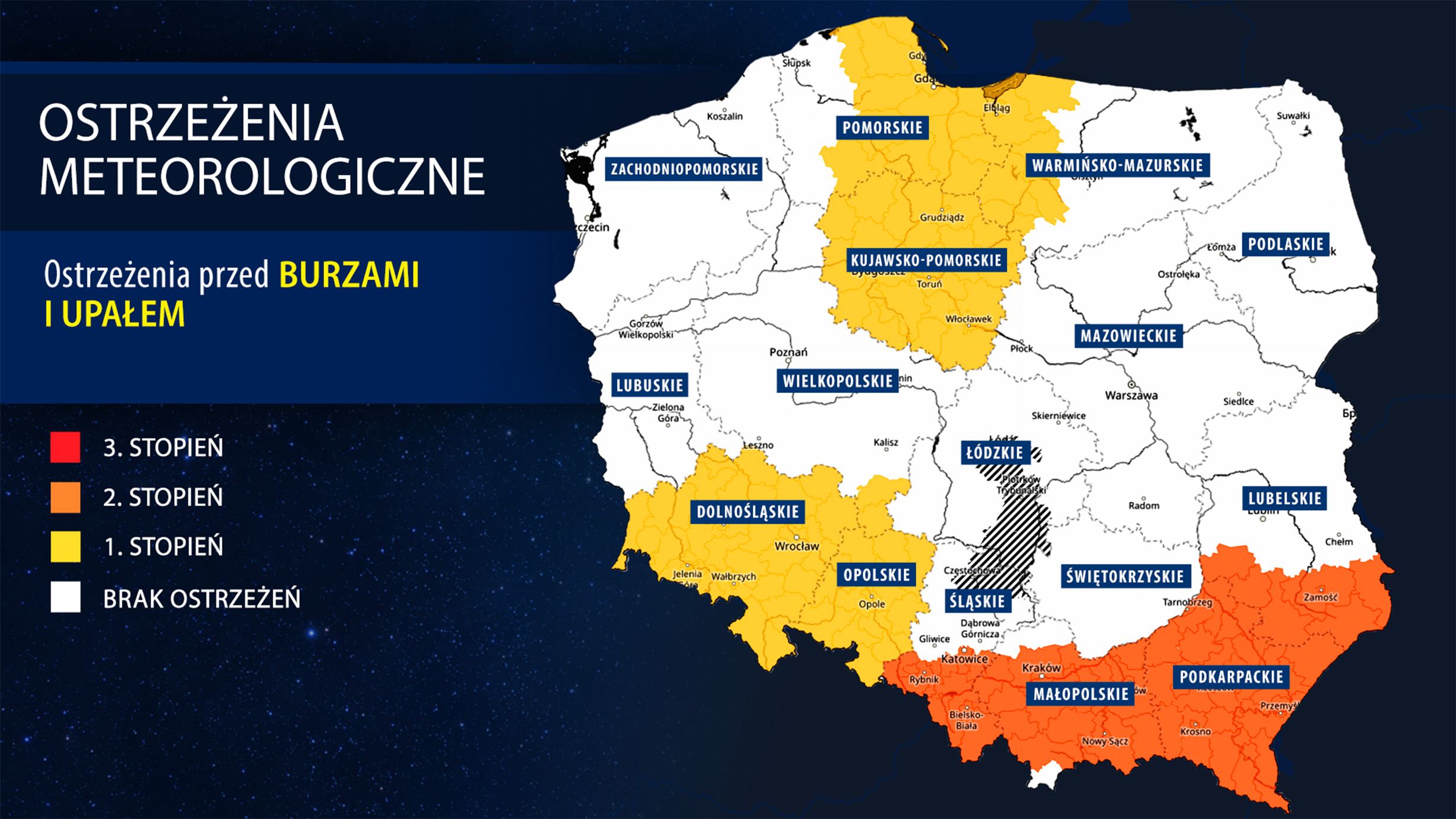 Ostrzeżenia meteorologiczne IMGW