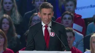 Robert Korzeniowski wystąpił jako reprezentant sportowców, którzy popierają Komorowskiego