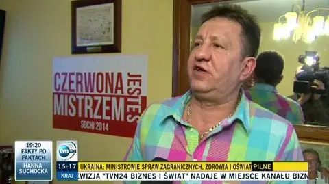Rodzice panczenistki cieszą się ze srebrnego medalu
