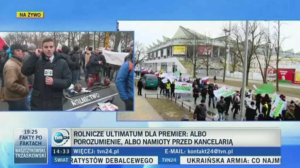 "Rolnicy są zdeterminowani, będą protestować aż do skutku"