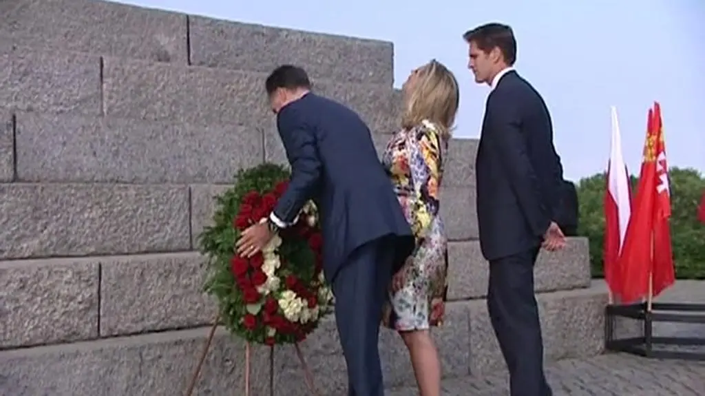 Romney złożył kwiaty na Westerplatte
