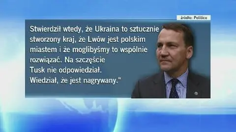 "Rosja chciała, żebyśmy przyłączyli się do rozbioru Ukrainy"