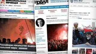 Rosyjska prasa o wydarzeniach 11 listopada w Warszawie