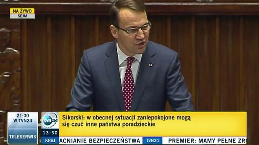 "Rosyjskie działania na Ukrainie łamią zasady pokojowego współżycia narodów"