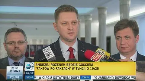 Rozenek odchodzi od Palikota 